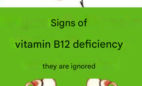 Signs of vitamin B12 deficiency are ignored