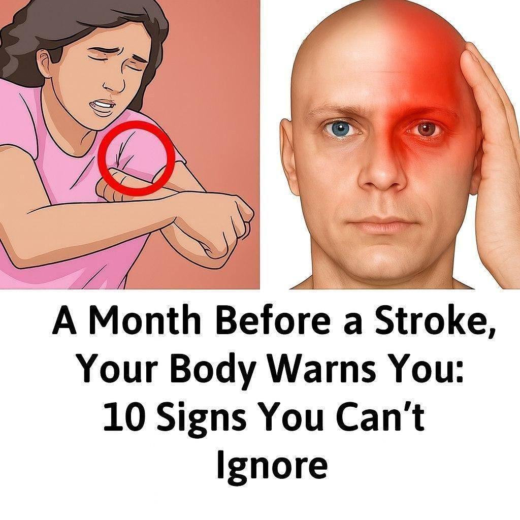 A month before a stroke, your body warns you: 10 signs not to ignore The full article is in the first comment