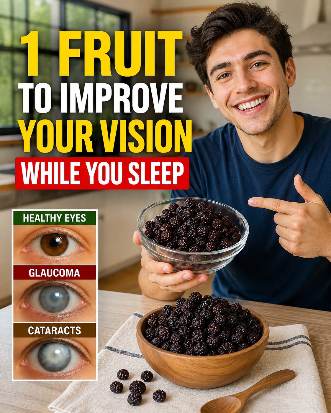 The Best Fruit to Eat Before Bedtime for Supporting Healthy Eyes as You Age